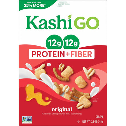 Kashi GO Protein Cereal – Kosher Pareve High-Fiber Cereal for Balanced Wellness Routines