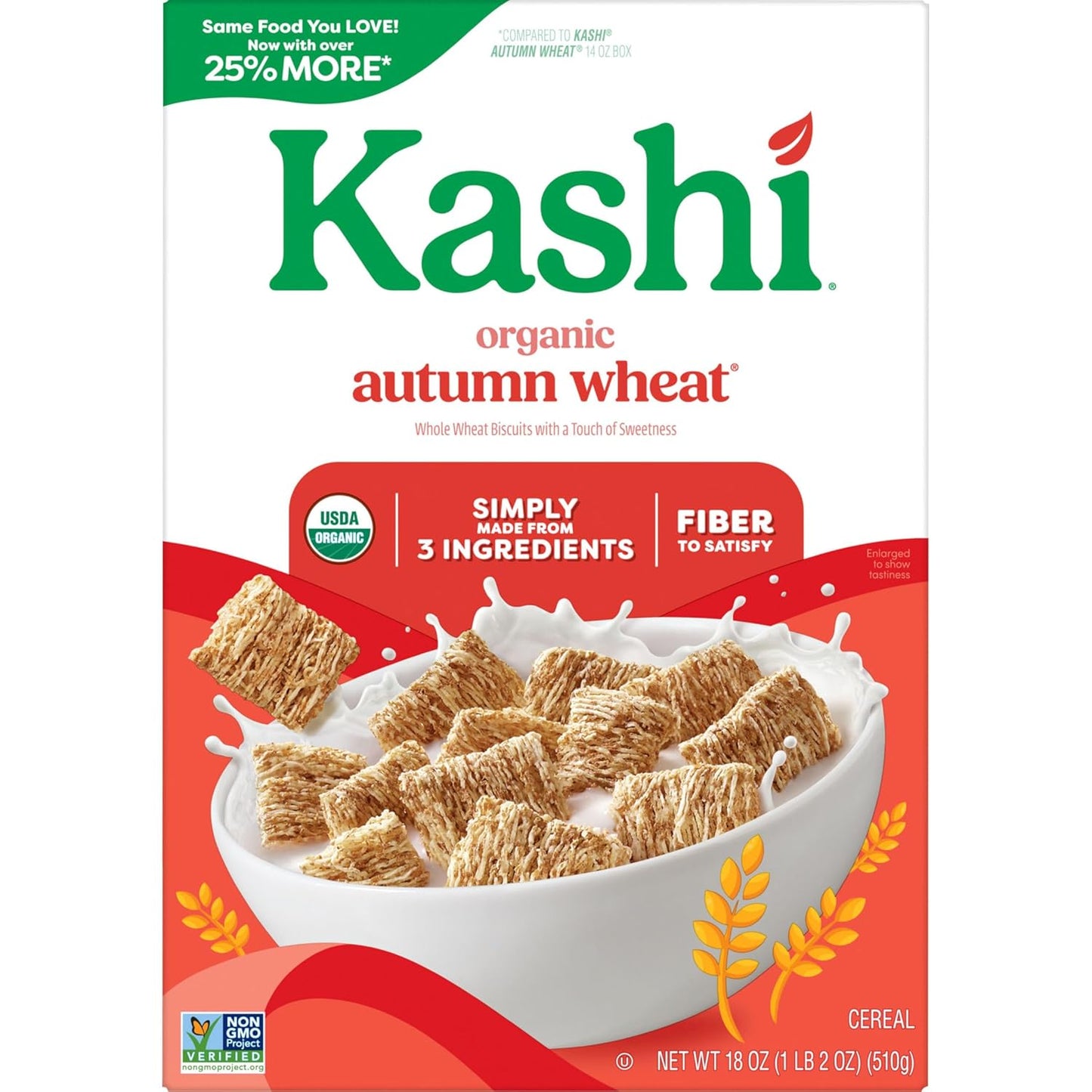 Kashi Whole Grain Autumn Wheat Cereal – Portable Post-Workout Breakfast for Active Lifestyles, 18oz