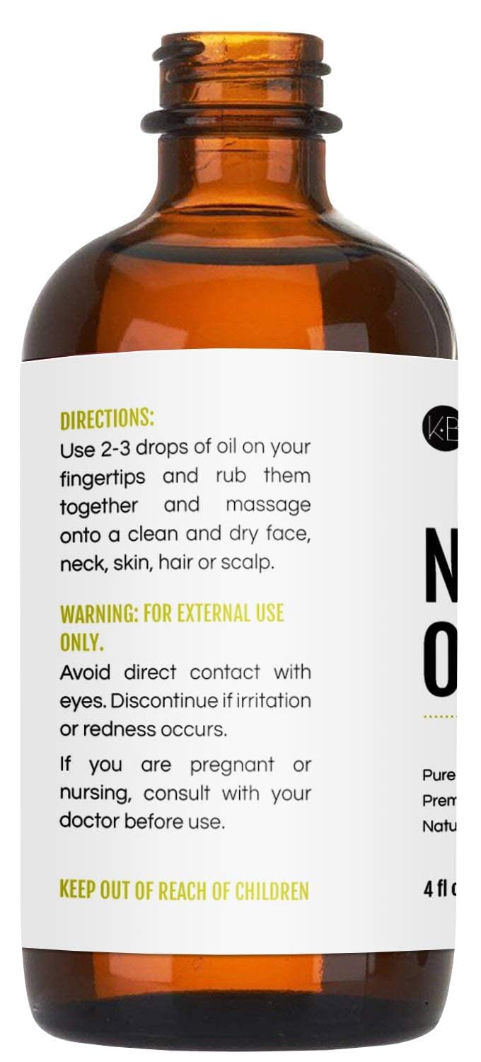 Kate Blanc Cosmetics Neem Oil for Skin, Hair & Face – Travel-Size Outdoor Companion for Hiking, Camping, and Patio Evenings