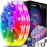 Keepsmile 100ft LED Strip Lights – Programmable Wake-Up Light Alarm for Better Morning Routines