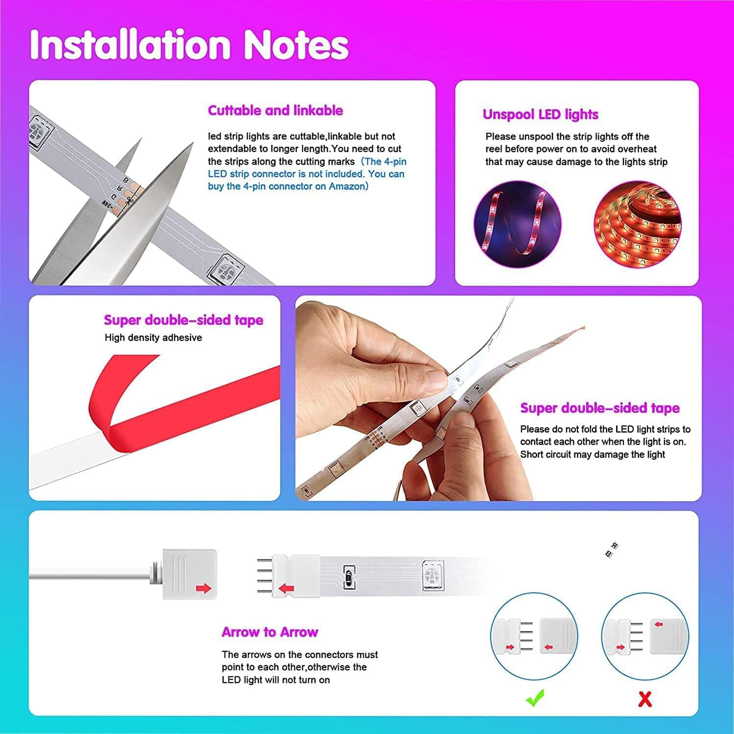 Keepsmile LED Strip Lights Valentines and Holiday Gift for Teens and Gamers, Music Sync RGB Light Strip with App Control