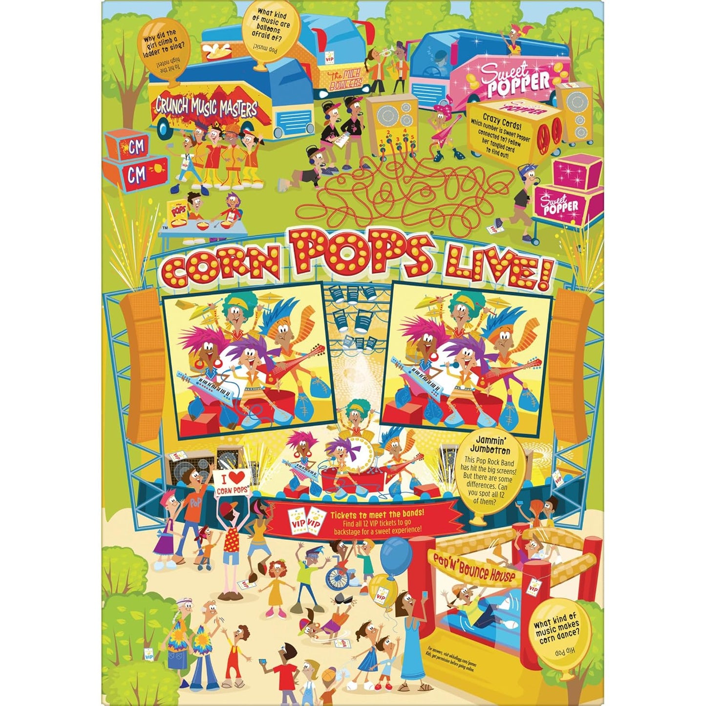 Kellogg's Corn Pops Cereal – Road-Trip Pantry Snack for Car Snacks and Roadside Stops, Giant Box