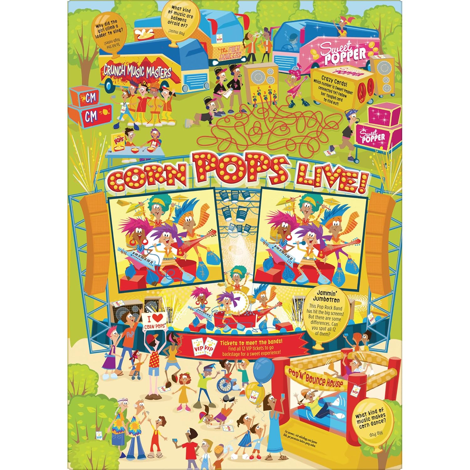 Kellogg's Corn Pops Cereal – Road-Trip Pantry Snack for Car Snacks and Roadside Stops, Giant Box