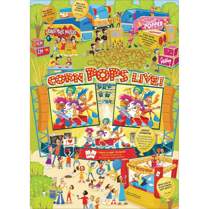 Kellogg's Corn Pops Cereal – Road-Trip Pantry Snack for Car Snacks and Roadside Stops, Giant Box