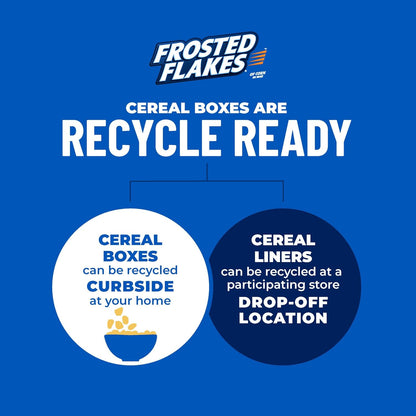 Kellogg's Frosted Flakes Fat-Free Cereal, 28.5 oz Pantry Pack with Eight Vitamins and Minerals for Quick Nutritious Breakfasts