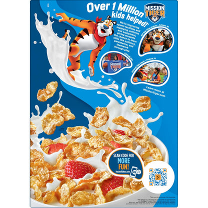 Kellogg's Frosted Flakes Fat-Free Cereal, 28.5 oz Pantry Pack with Eight Vitamins and Minerals for Quick Nutritious Breakfasts