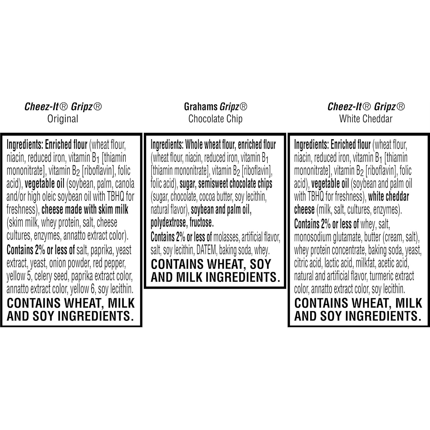 Kellogg's Gripz Sweet and Salty Mini Crackers – Slim Travel Snacks for Big-Rig Cab Lunches and Family Road Trip Stops