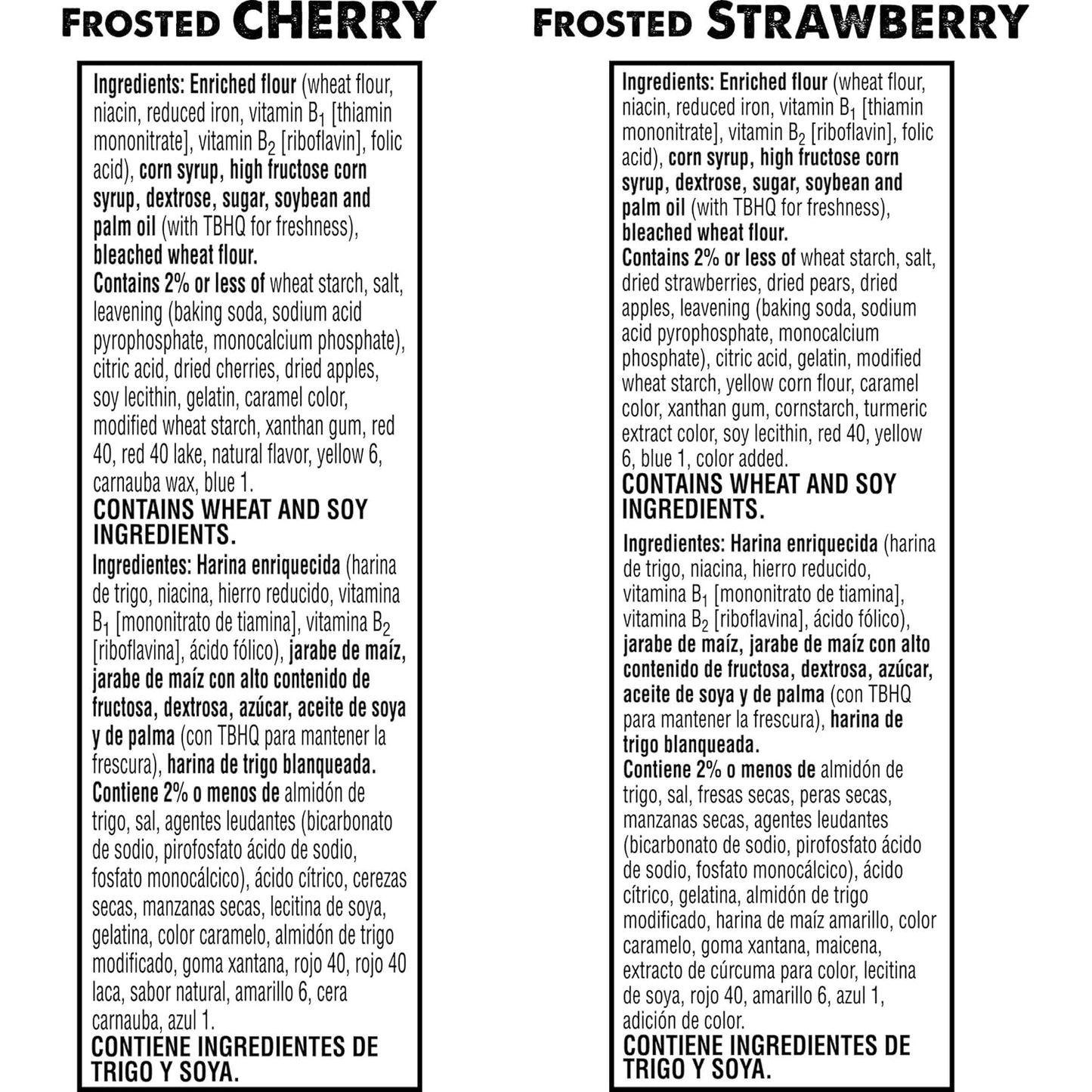 Kellogg's Pop-Tarts Frosted Strawberry and Cherry – Travel Snack for Early Flights and Long Drives, 32 Count