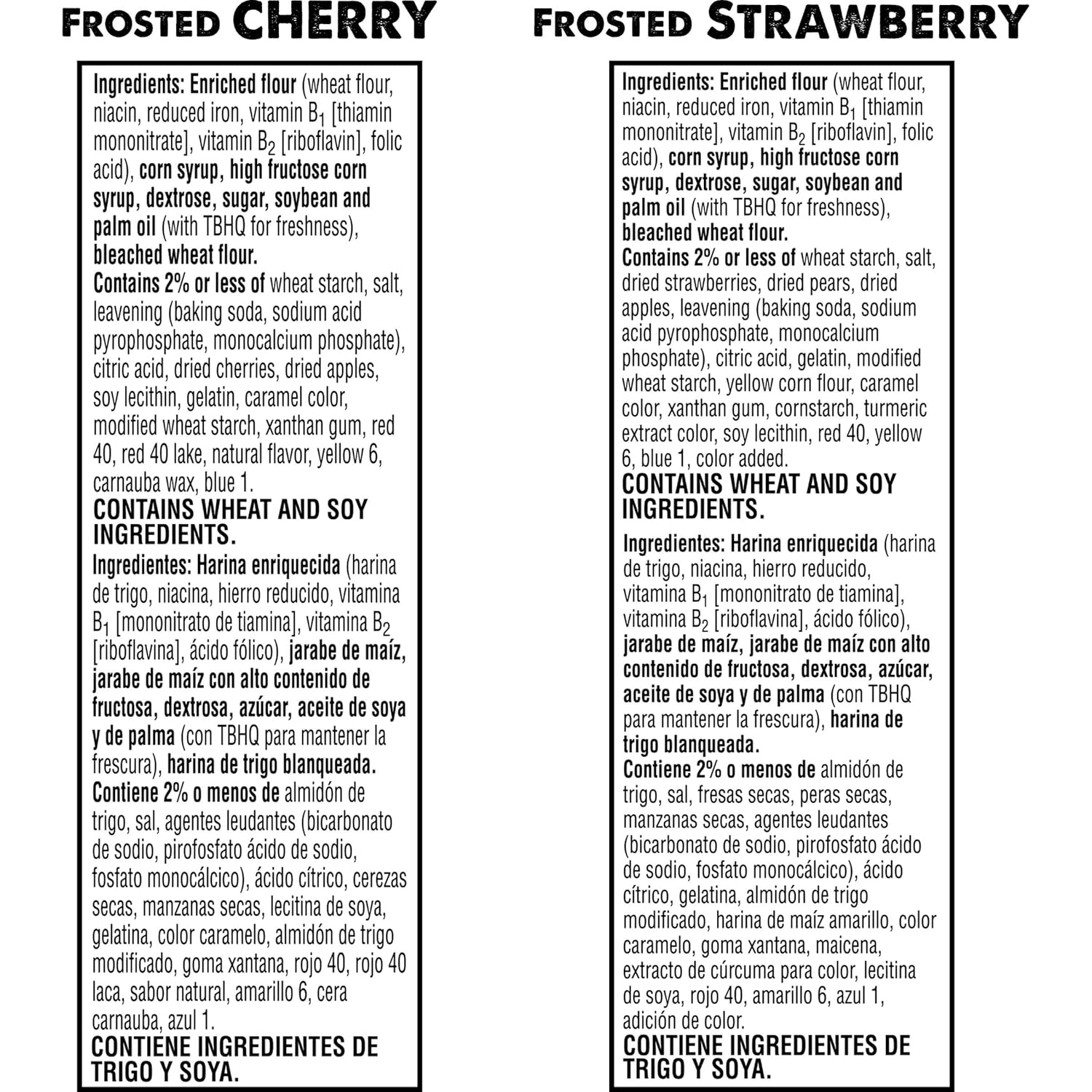 Kellogg's Pop-Tarts Frosted Strawberry and Cherry – Travel Snack for Early Flights and Long Drives, 32 Count