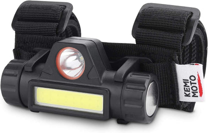 KEMIMOTO Rechargeable Roll Bar Safety Light for UTV Night Trails and Mobility Device Nighttime Sidewalk Use 1.5-2.0 in Clamp
