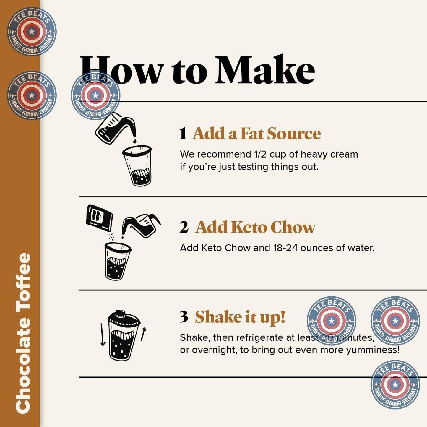 Keto Chow Eggnog Shake Powder – Distraction-Free Keto Nutrition for Study and Deep Work Sessions