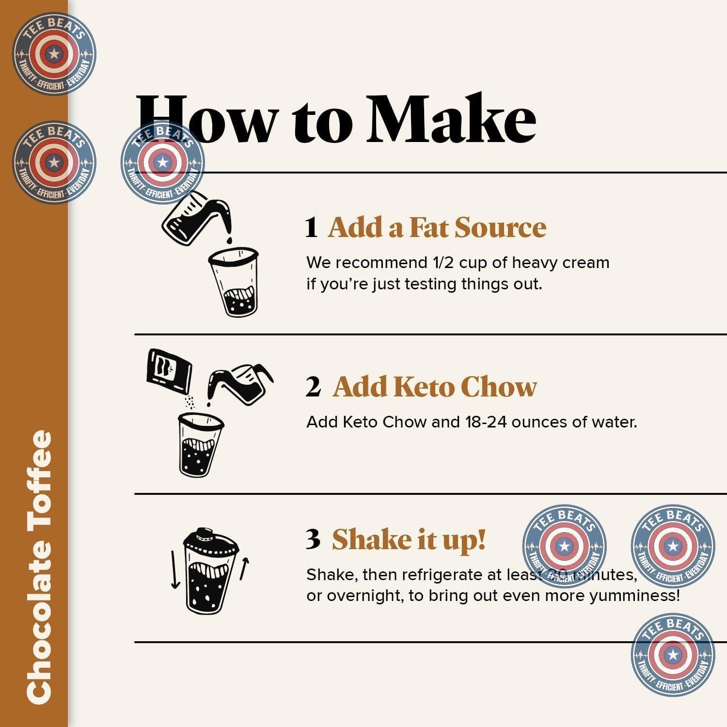 Keto Chow Eggnog Shake Powder – Distraction-Free Keto Nutrition for Study and Deep Work Sessions