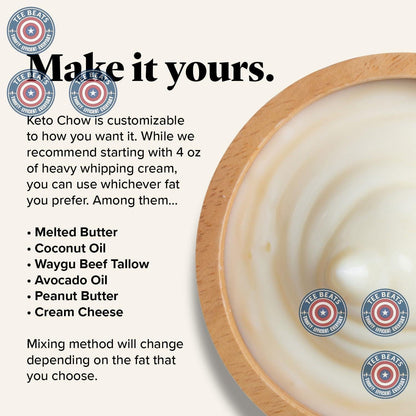 Keto Chow Eggnog Shake Powder – Distraction-Free Keto Nutrition for Study and Deep Work Sessions