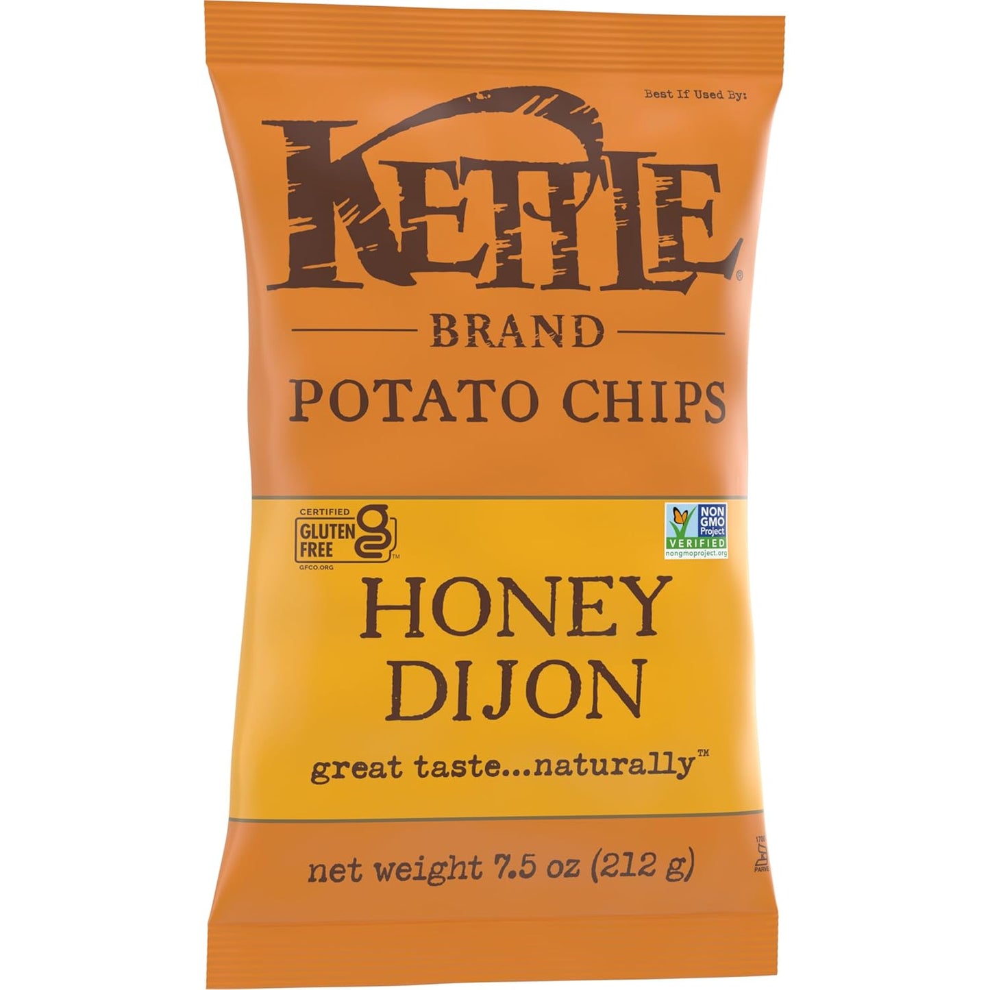 Kettle Brand Potato Chips Sea Salt Kettle Chips, 13 Oz – Better-for-You Snack for Movie Night Wind-Down