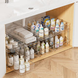 Vtopmart Stackable Under Sink Storage for Coordinated, Pinterest-Worthy Pantry and Vanity