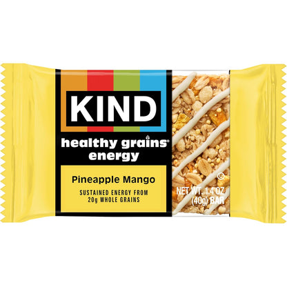 KIND Healthy Grains Energy Bars – Parent Approved After School Treat, 5g Fiber and 20g Whole Grains Per Bar