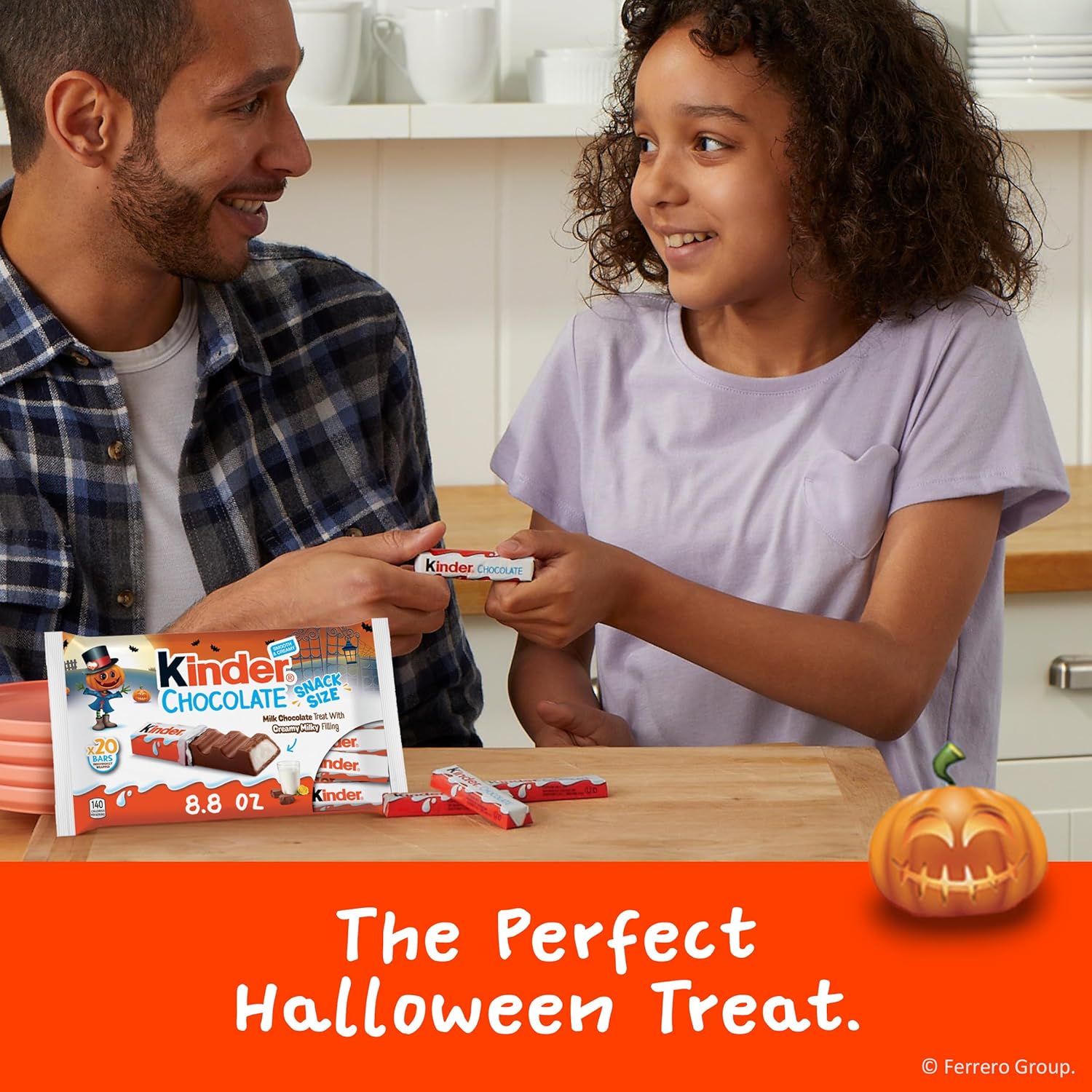 Kinder Chocolate Bars – Portion-Controlled Individually Wrapped Treats for Park Playdates, Sports Practices, and Travel Snacks, 20 Count, 8.8 oz