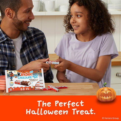 Kinder Chocolate Bars – Portion-Controlled Individually Wrapped Treats for Park Playdates, Sports Practices, and Travel Snacks, 20 Count, 8.8 oz