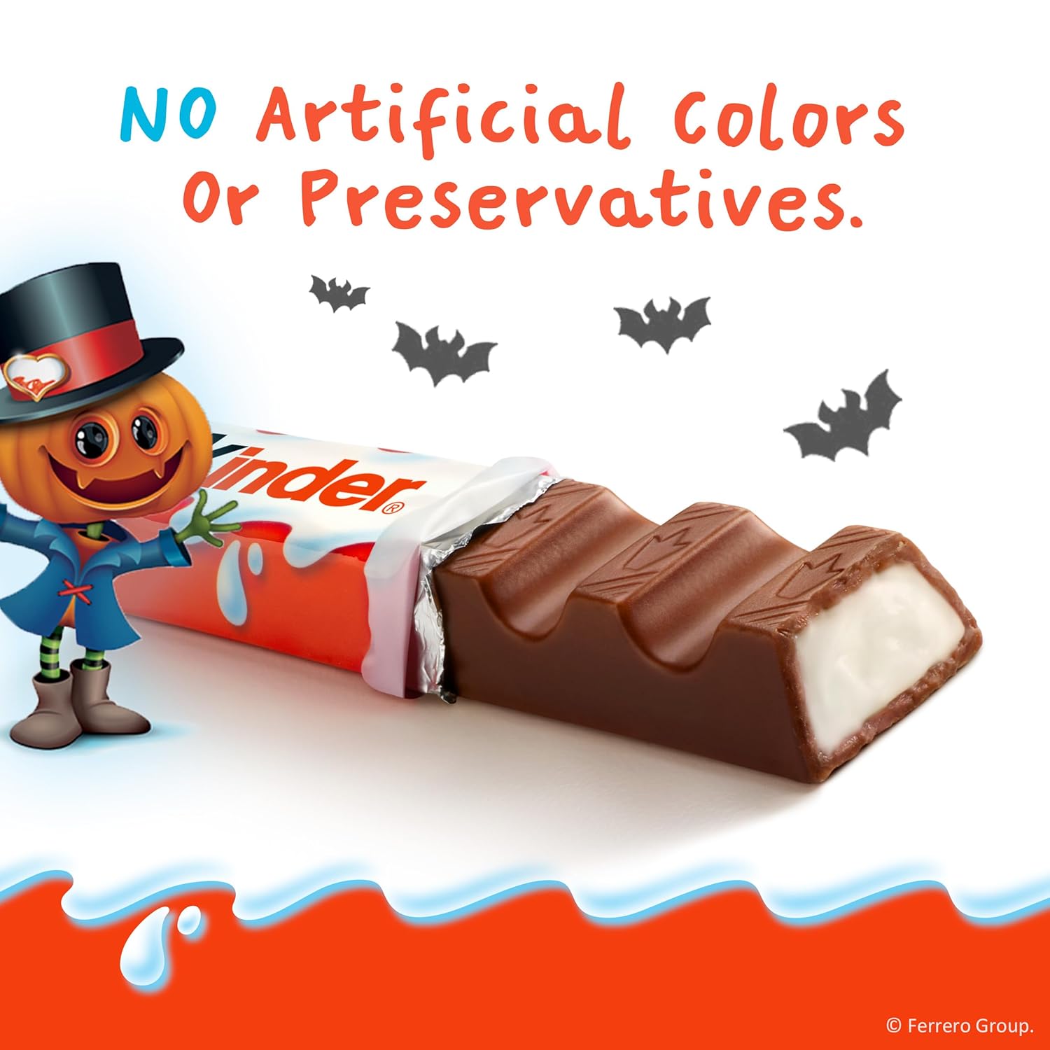 Kinder Chocolate Bars – Portion-Controlled Individually Wrapped Treats for Park Playdates, Sports Practices, and Travel Snacks, 20 Count, 8.8 oz