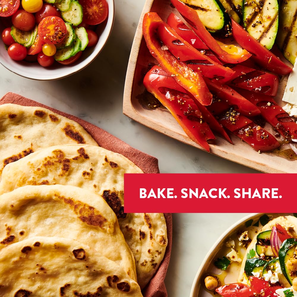 King Arthur Baking Company Perfectly Tender Flatbread Kit – Therapeutic Family Baking for Mindful Moments