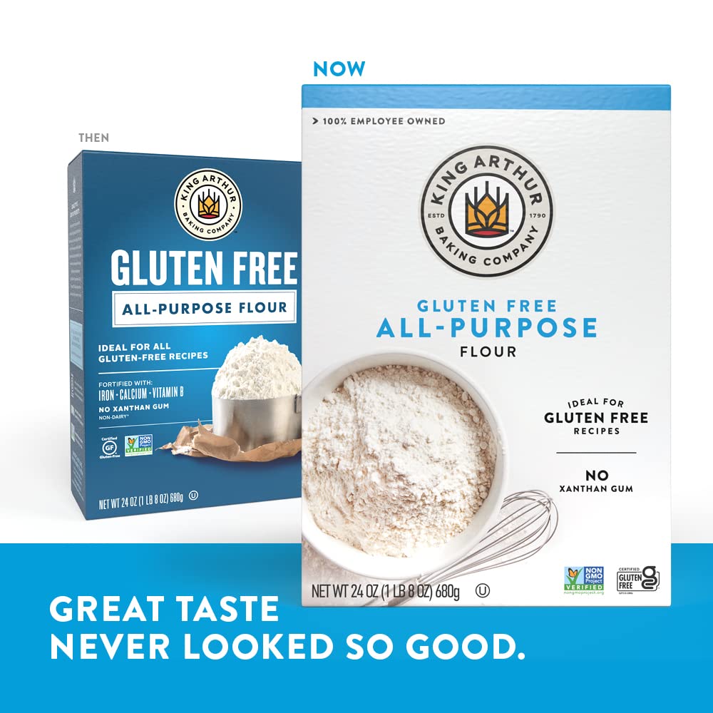 King Arthur GF All-Purpose Flour – School-Safe Baking Flour for Birthday Cakes and After-Snack Muffins