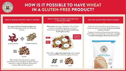 King Arthur Gluten Free Bread Flour – Apartment Kitchen Flour for Easy 1:1 Recipe Swaps