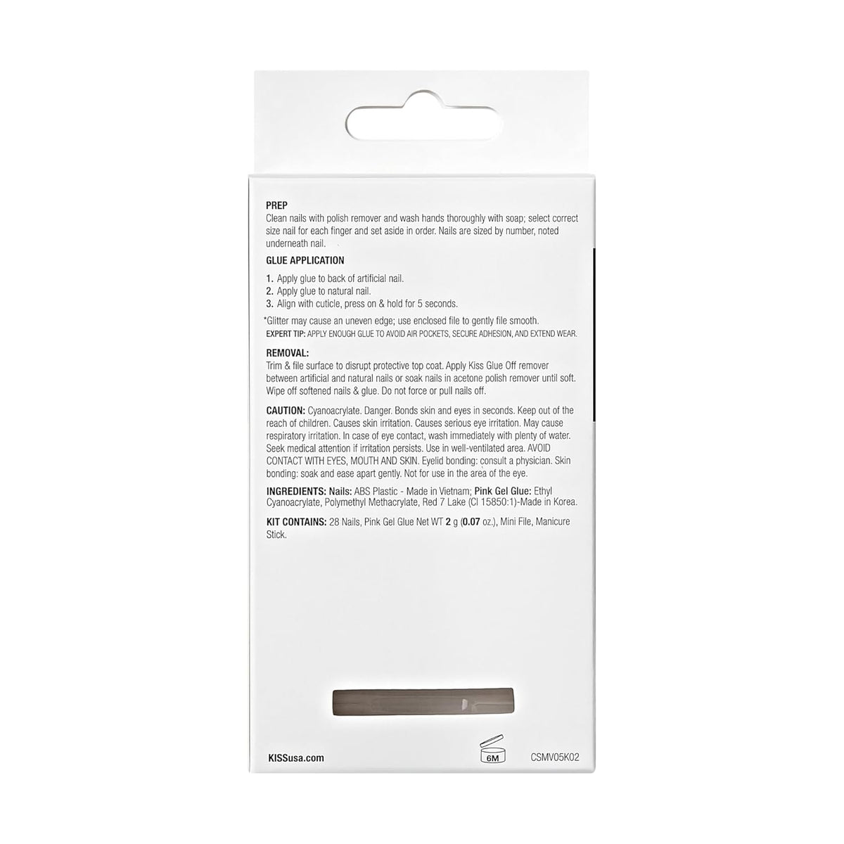 KISS Classy Press On Nails 'Dashing' – Simple, All-in-One Manicure Kit for the Intentional Beauty Routine
