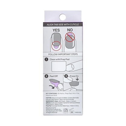 KISS imPRESS Ideal French Press On Nails – Parent-Approved Dorm Room Manicure for Teen Girls and First-Time Nail Users