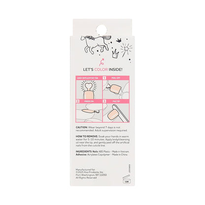 KISS imPRESS Mini Press On Nails – Chemical-Free Glue Free Manicure for Health Conscious Moms