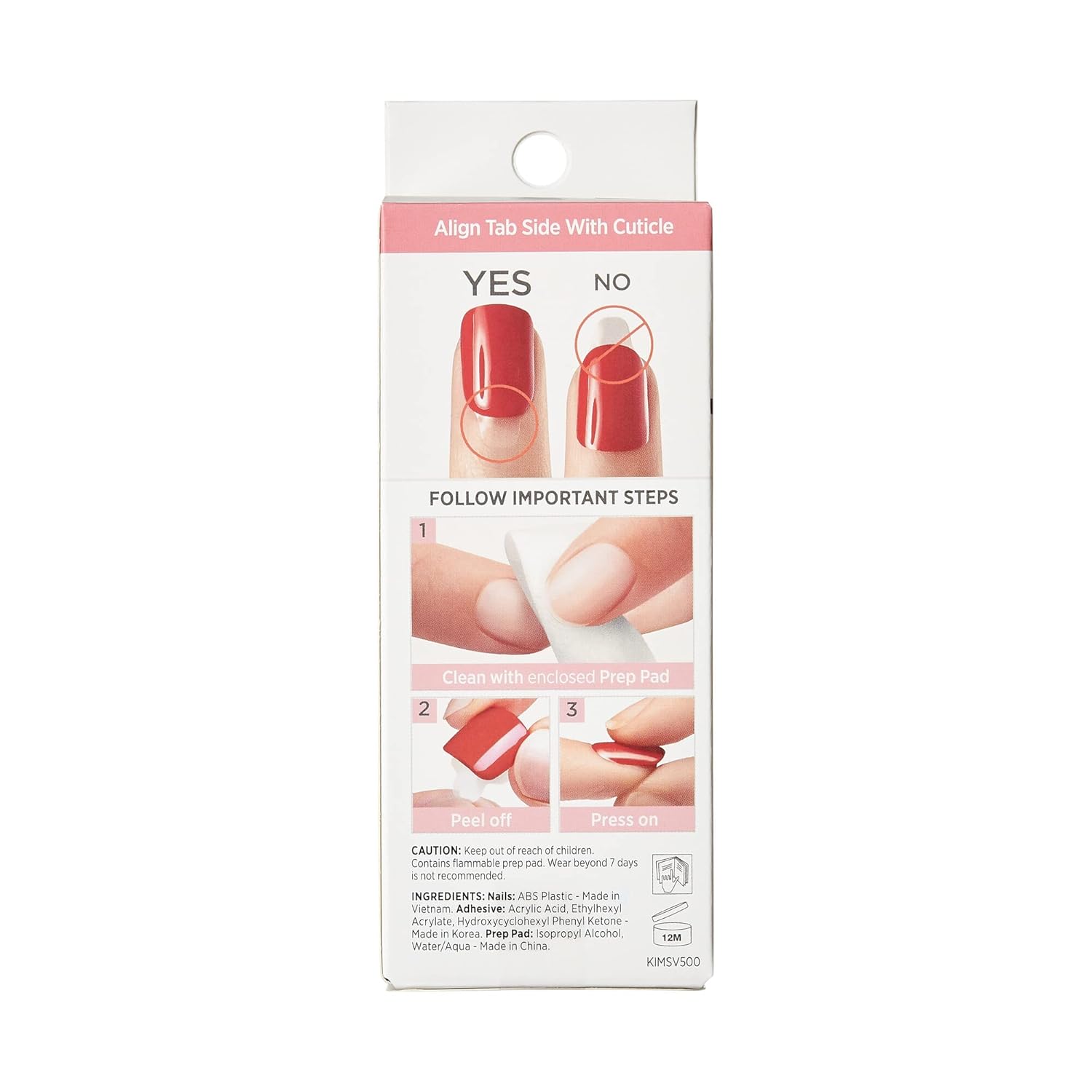 KISS imPRESS No Glue Mani – Less-Is-More Beauty for Minimalist Vanities, 30 Nail Kit