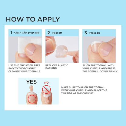 KISS imPRESS Pedicure Press On Toenails – Therapeutic Self-Care Pedicure for Bath Time Wind-Down