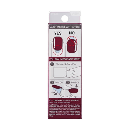 KISS imPRESS Press On Nails - Adhesive-Free Wear with No Salon Visits, a Gentler Manicure Option for Sensitive Nails