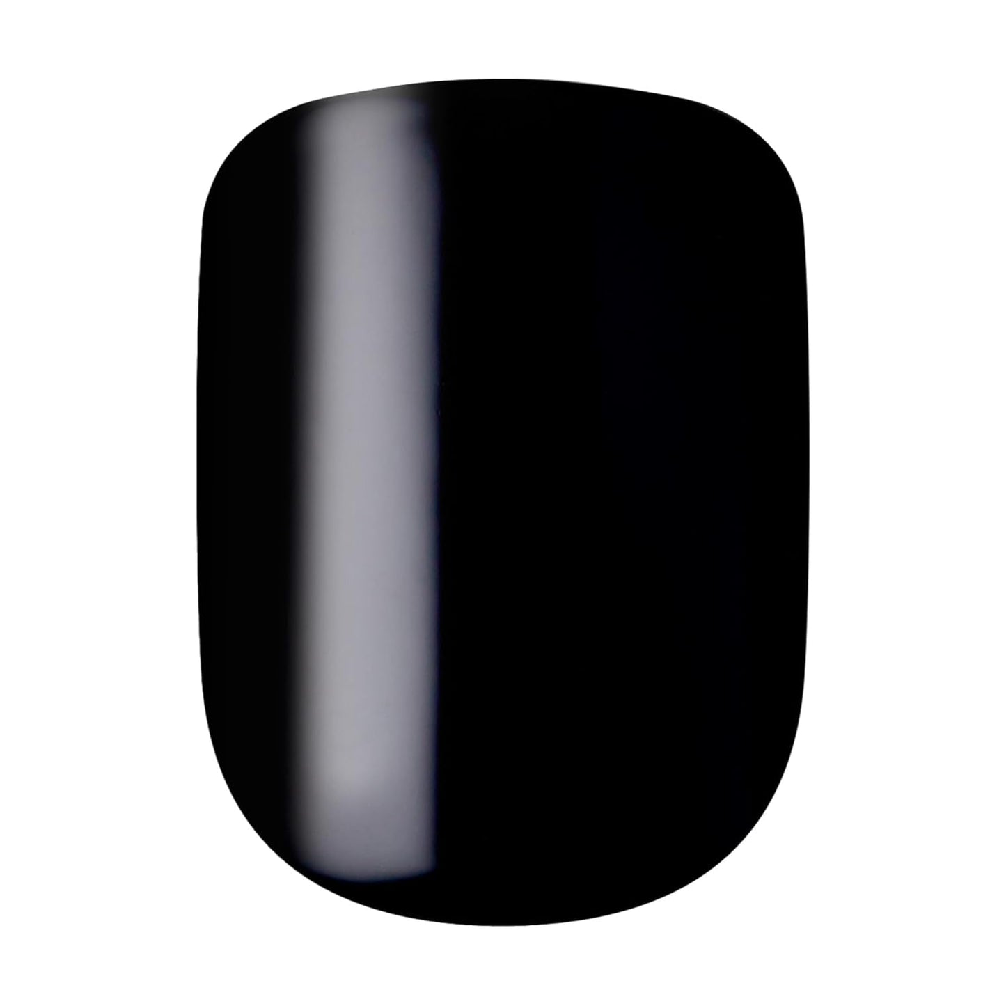 KISS imPRESS Press On Nails – Understated All Black Finish for Minimalist Bedroom Routines, 30 Pack