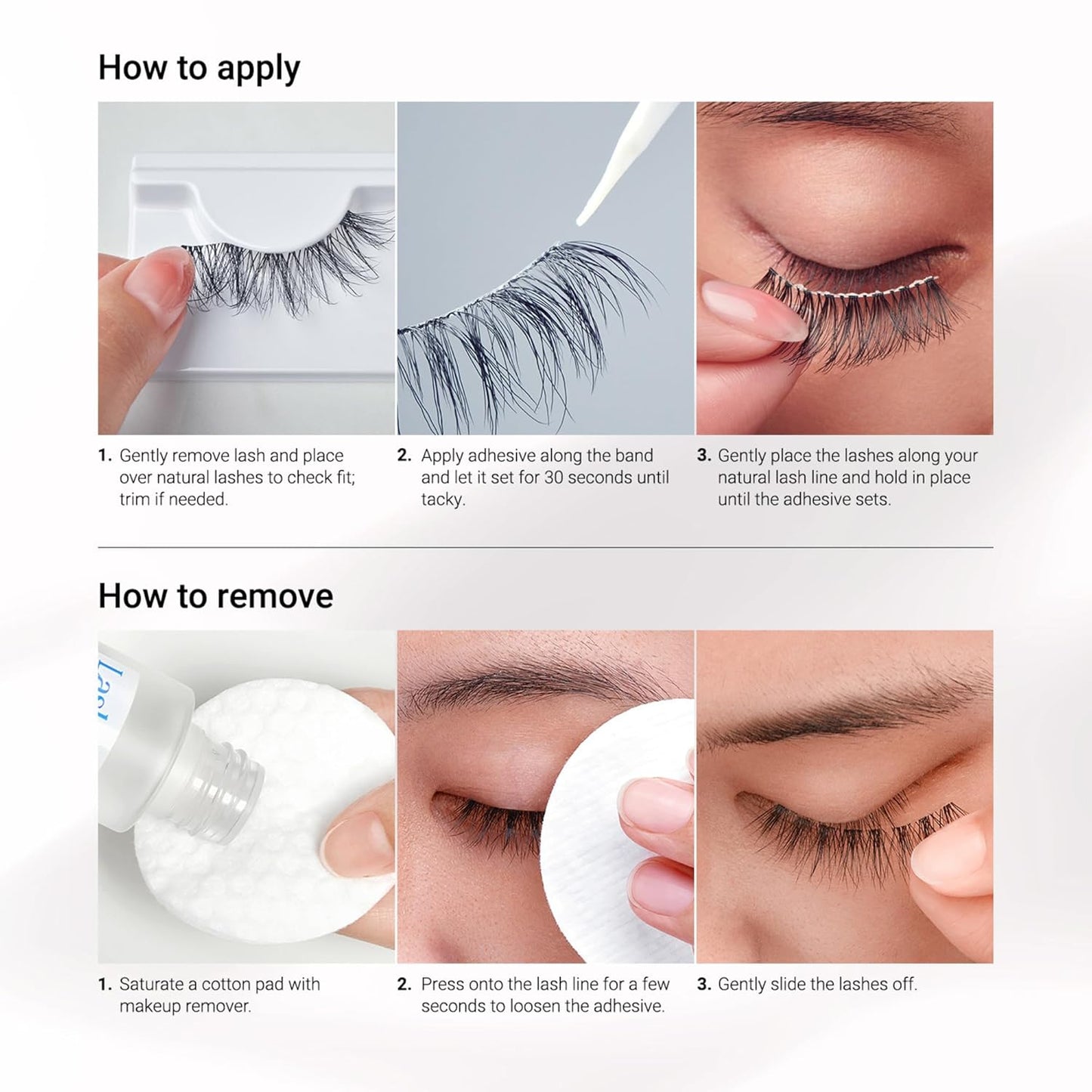 KISS So Wispy False Eyelashes – Undetectable Clear Band Lashes for a Barely-There, Intentional Look