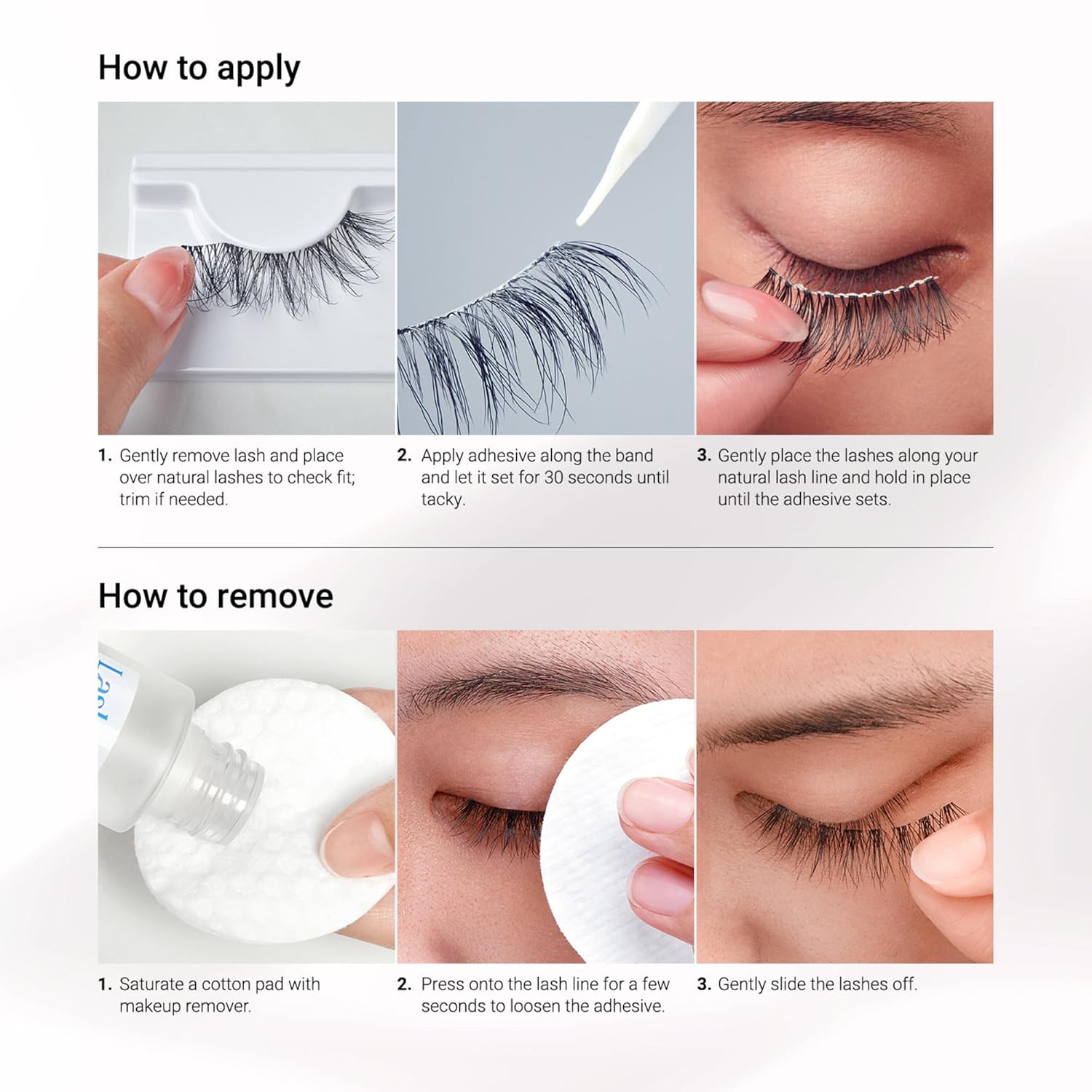KISS So Wispy False Eyelashes – Undetectable Clear Band Lashes for a Barely-There, Intentional Look