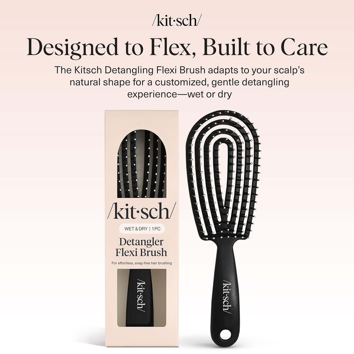 Kitsch Bendable Detangler Brush – Affordable Easter Basket Gift for Women and Tween Girls