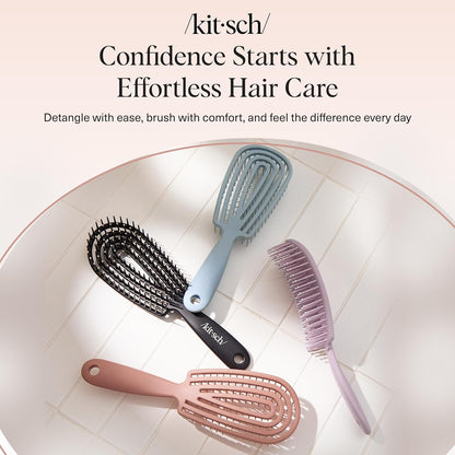 Kitsch Bendable Detangler Brush – Affordable Easter Basket Gift for Women and Tween Girls