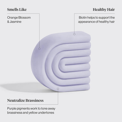 Kitsch Biotin Toning Conditioner Bar – Evening Wind-Down Hair Treatment for Blonde and Grey Hair