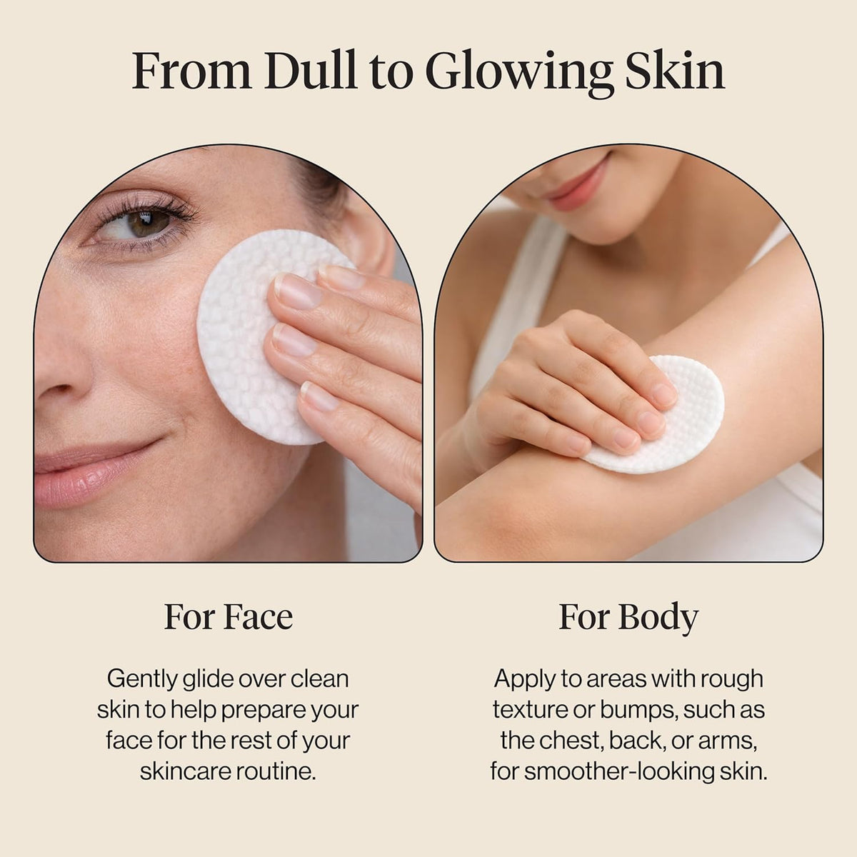 Kitsch Pre-Soaked Exfoliating Pads – Less-Is-More Face and Body Treatment for the Uncluttered Nightstand