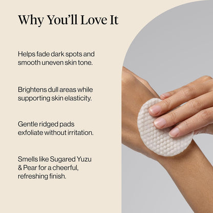 Kitsch Pre-Soaked Exfoliating Pads – Less-Is-More Face and Body Treatment for the Uncluttered Nightstand