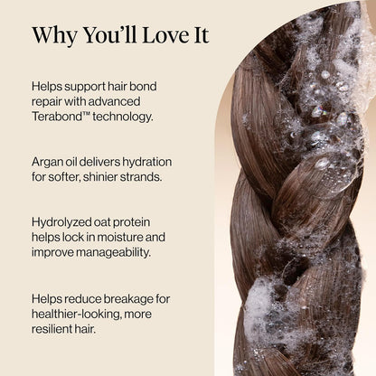 Kitsch Repairing Argan Oil Shampoo – Aromatherapy-Inspired Cleanser for Women & Men Pursuing Hair Wellness