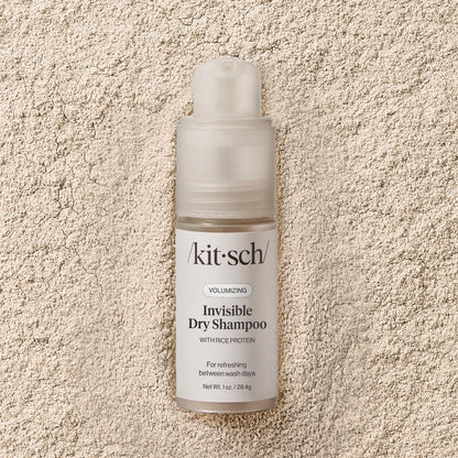 Kitsch Rice Protein Dry Shampoo Powder – Talc-Free Fragrance-Free Refresh for Sensitive Scalps and Worry-Free Use
