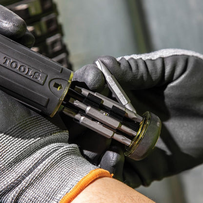Klein Tools 15-in-1 Screwdriver – Streamlined Tool Belt Solution for the Minimalist Tradesperson