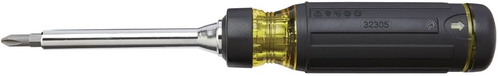 Klein Tools 15-in-1 Screwdriver – Streamlined Tool Belt Solution for the Minimalist Tradesperson