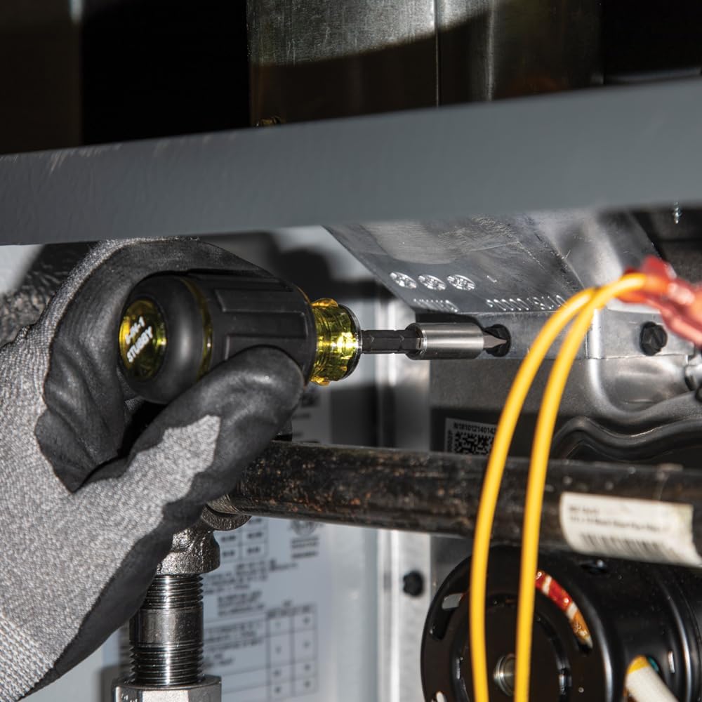 Klein Tools 32308 Compact Screwdriver – Streamline Your Workshop with One Tool, Eight Bits