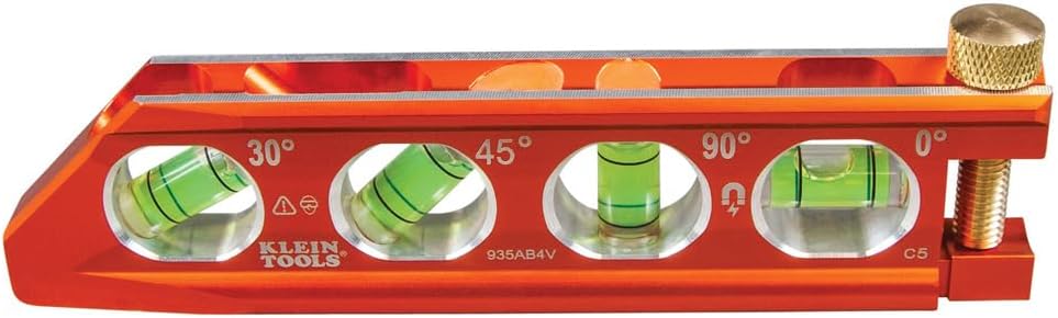 Klein Tools 935AB4V Conduit Level – Housewarming Gift for a New Homeowner Building Out the Garage Workshop