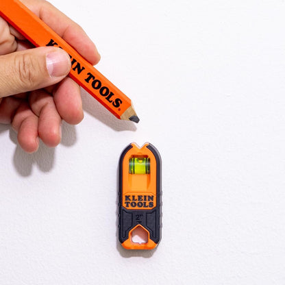 Klein Tools Compact Magnetic Stud Finder for Home Aesthetic Projects, Hang Clocks and Shelves with Marking Precision and Level