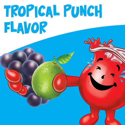 Kool-Aid Sugar Free Tropical Punch Drink Mix – Kids Party Beverage with Vitamin C