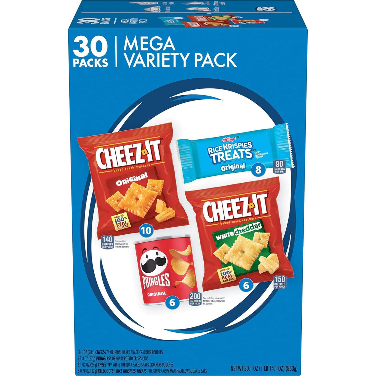 kosher-certified and packaged for freshness with resealable outer box