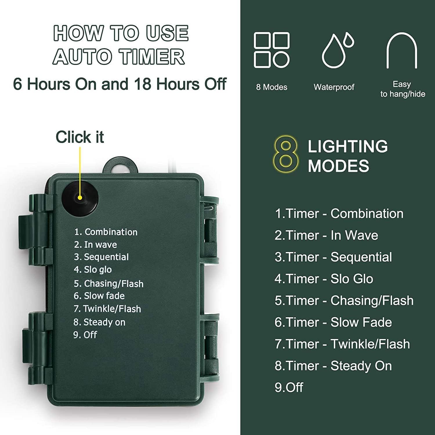 KOUQIYA Battery Powered Fairy Lights with Timer – Valentine's Day Gift for Her, Romantic Warm White Bedroom Decor